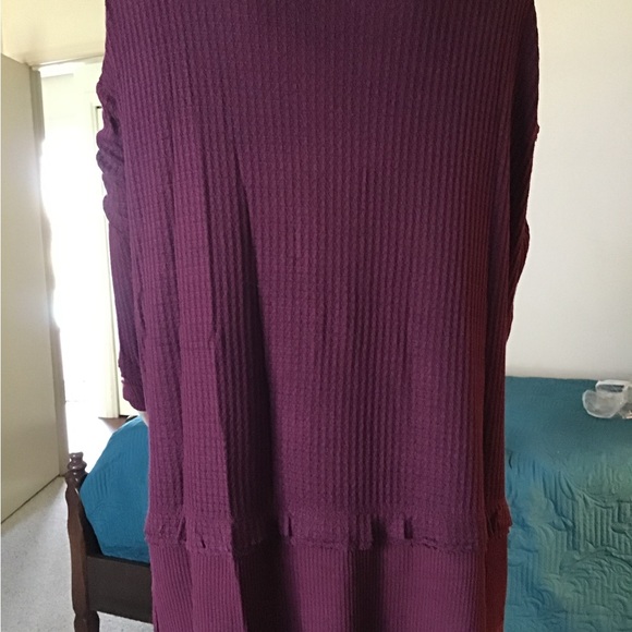 Free People Maroon sweater - Picture 4 of 5